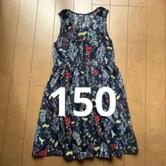 ノースリーブ ワンピース 花柄 150