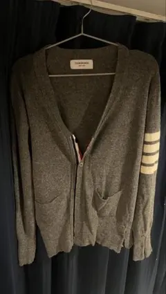 THOM BROWNE カーディガン グレー 4本ライン