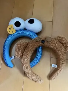 ユニバ　カチューシャ クッキーモンスター　ティム