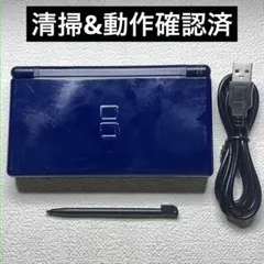 kv【清掃&動作確認済】Nintendo DS Lite エナメルネイビー本体