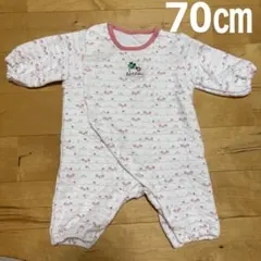 カバーオール 70cm キルト地　ロンパース