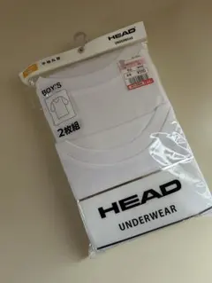 HEAD 半袖丸首Tシャツ 2枚組 160cmのサムネイル