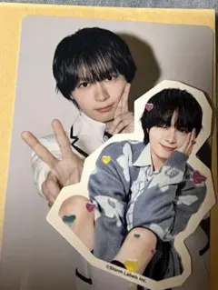 なにわ男子 大西流星 HARDWORK トレカ フレークシールセット売り