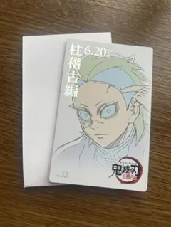 鬼滅の刃 鬼滅シアター ムービーチケット風コレクションカード 不死川玄弥 第五弾