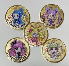 【新品】 東映 キミとアイドルプリキュア♪ 記念メダル ５種セット