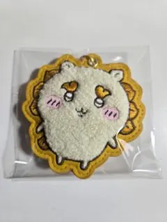 ちいかわ　もこもこサガラ刺繍キーホルダー　シーサー