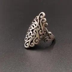 ヴィンテージ シルバー 925 リング 特大 ジュエリー 指輪 インディアン