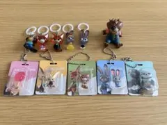 ズートピア ブリスターチャームめじるしアクセサリー　コンプリートセットおまけつき