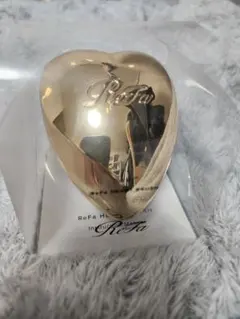【新品未使用】ReFa ハート型ヘアブラシ シャンパンゴールド