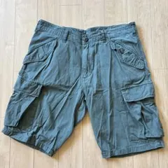ALPHA INDUSTRIES カーゴショートパンツ オリーブ Lのサムネイル
