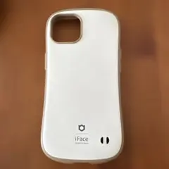 iFace14pro スマホケース ホワイト ベージュ