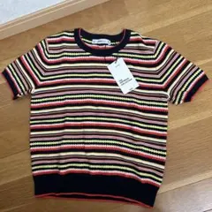 ZARA　ザラ　タグ付き　マルチボーダーニット