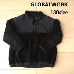 ボアアウター　防風　130　ブラック　GLOBALWORK