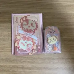 ちいかわ　ロリポップチョコチャームとトランプなキラキラカード　シーサーセット