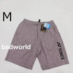 新品/M/ヨネックス/グレープ/海外モデル/ハーフパンツ/ショートパンツ/19