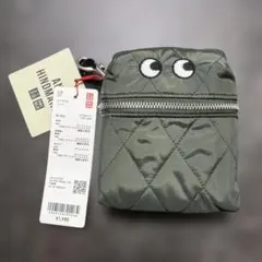 【新品タグ付】アニヤハインドマーチ ユニクロ エコバッグ カーキ パッカブル
