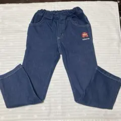 クレードスコープ　電車　デニム風パンツ　110cm