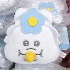 んぽちゃむ ぬいぐるみミラー キーホルダー 可哀想に！ フェイスマスコット