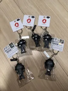 黒ミャクミャクキーホルダー 5コセット