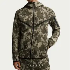 【新品】 NIKE テックフリース パーカー M カモ