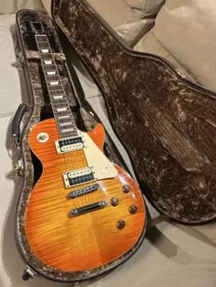 m*o様 メーカー不明　エレキギター　レスポールタイプ　ハードケース付き m*o様 メーカー不明 エレキギター レスポールタイプ ハードケース付き