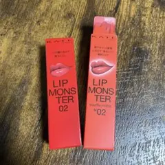 【2本set】KATE リップモンスター 02 & スフレマット 02