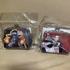 ワンピース 合皮がま口財布 シャンクス ティーチ2つセット