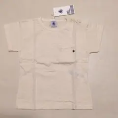PETIT BATEAU プチバトーアイボリー Tシャツ 36m 95cm