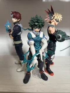 ヒロアカ　デク&かっちゃん　フィギュア　ジオラマセット 僕のヒーローアカデミア ヒロアカ デク 爆豪 轟 フィギュア