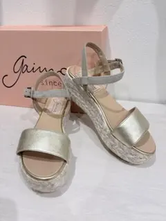 Gaimo エスパドリーユ サンダル ゴールドのサムネイル