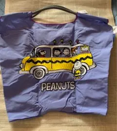 【新品未使用】ボールアンドチェーンPEANUTS エコバッグ 紫色 Mサイズ