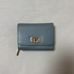 Honeys ハニーズ 3つ折り財布 エメラルドグリーン