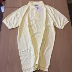 90s 新品タグ付きHanes Classics ポロシャツ イエロー Lサイズのサムネイル