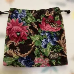 FEILER 花柄 巾着バッグ⭐︎