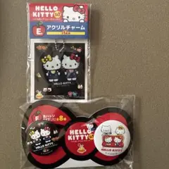ハローキティ アクリルチャーム＆缶バッジセット