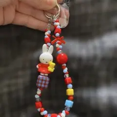 ミッフィ　ミッフィー　キーホルダー　スマホ　ハンドストラップ　ストラップ