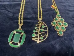 新品未使用！アンティークネックレス3本セット！