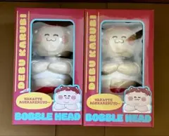 【2個】デブかるび ボブルヘッド 赤見かるび【新品 未開封】
