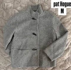 pat Hogue テーラードジャケット チェック 千鳥格子 アンゴラ