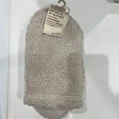 ボアフリース ルームソックス 23-25cm ベージュ　無印良品