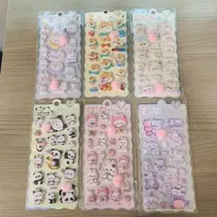 【NEW】どうぶつおしりシール6枚