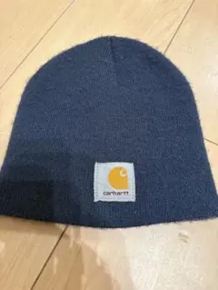 Carhartt ニット帽 ダークブルー USA製90s-00s A205