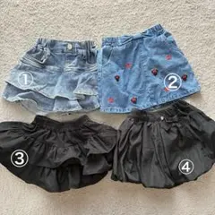 女の子まとめ売り　スカート　90サイズ