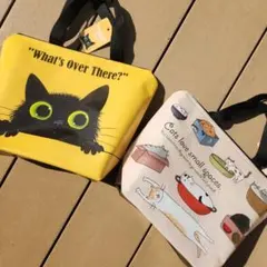 【新品】ねこデザイン クーラートートバッグ エコバッグ 2点セット