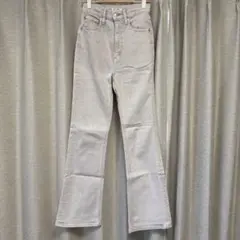 SLY JEANS ホワイト フレアパンツ