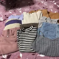 レディース　冬物　10点　まとめ売り　セットアップ　コート　ニット　パンツ