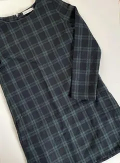 earth music&ecology タータンチェックワンピース Sサイズ