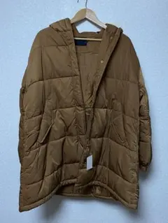 AMERICAN HOLICフード付きミディ丈ファイバー中綿コート