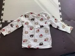 SIMPLE FREE クマ柄 長袖Tシャツ 90