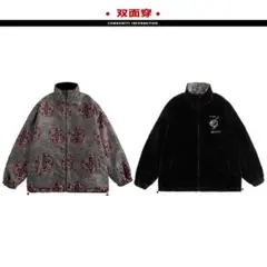 新品L 丈：約77 ファー 両面 スタンドカラー CHA0070050L